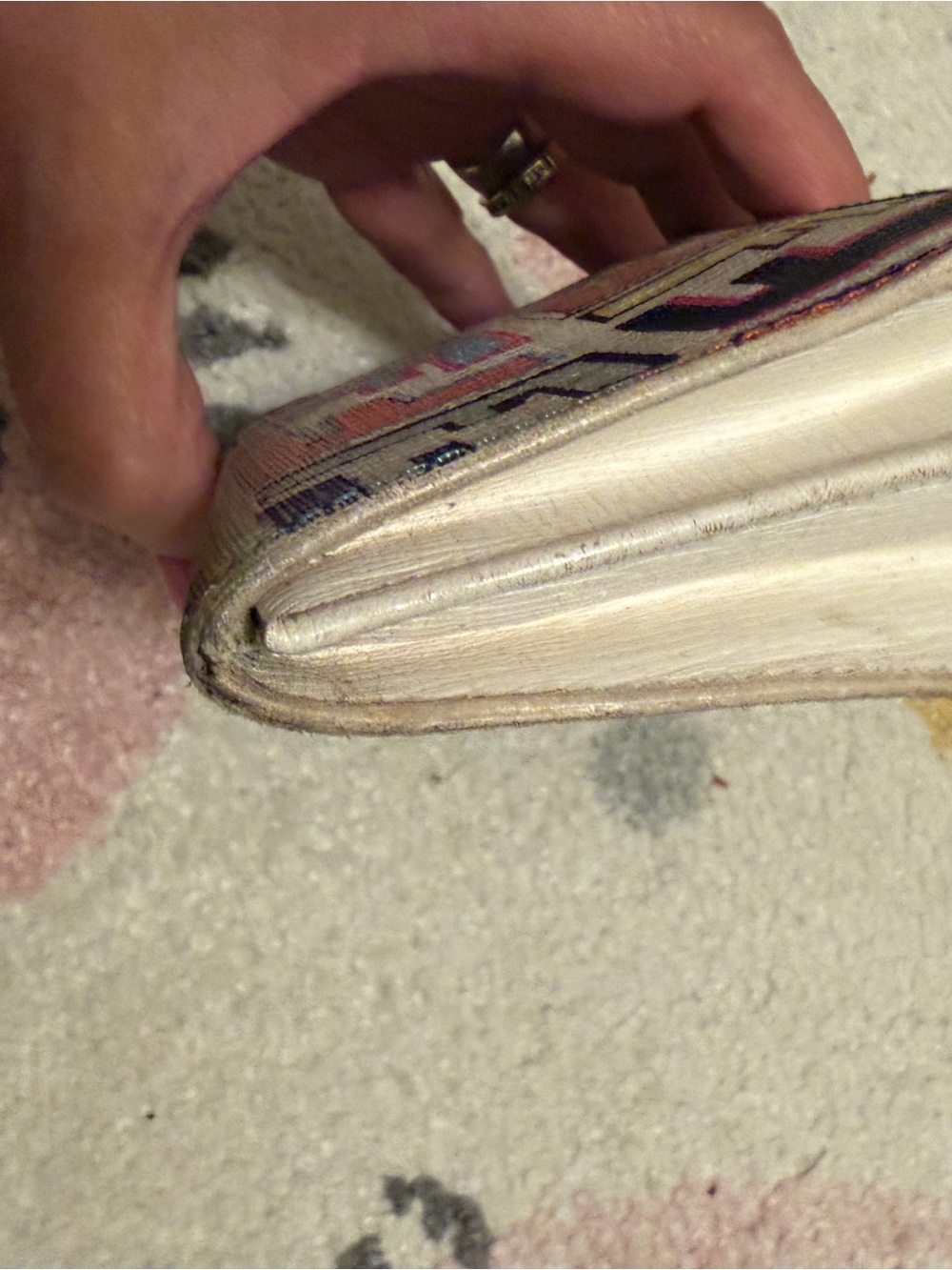 Fendi Multicolor FF Canvas Wallet in Cream, Pink, Orange, Blue, Yellow, Black - Picture 5 of 8
